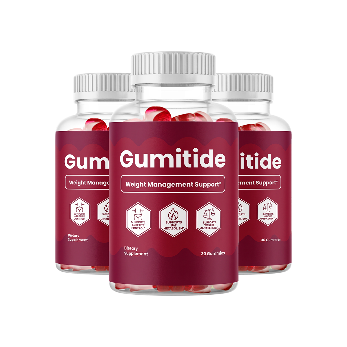 3 Gumitide Bottles